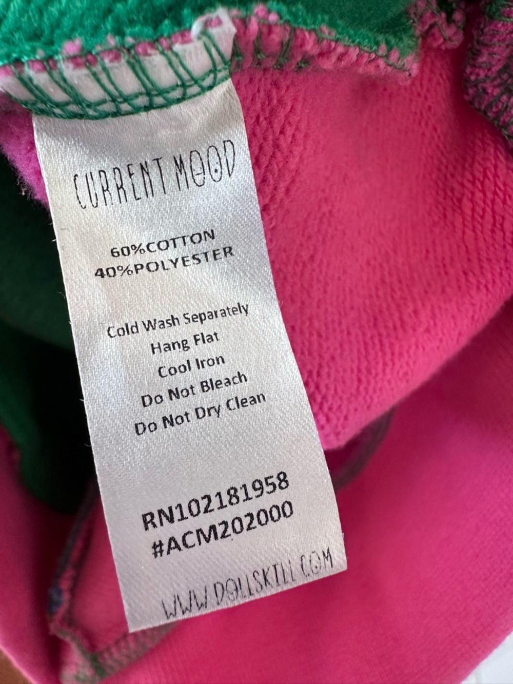Current Mood Dollskill Multicolored Dinosaur Sweatshirt - Picture 7 of 7
